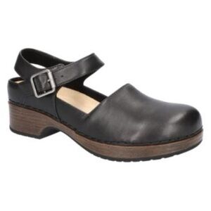 Bella Vita Jaycina Platform Clog Black Leather Women’s 9W